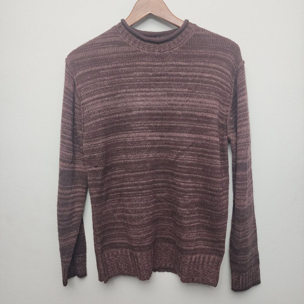 Lazer Sweater Mens Size Small‎ Maroon Red Lightweight